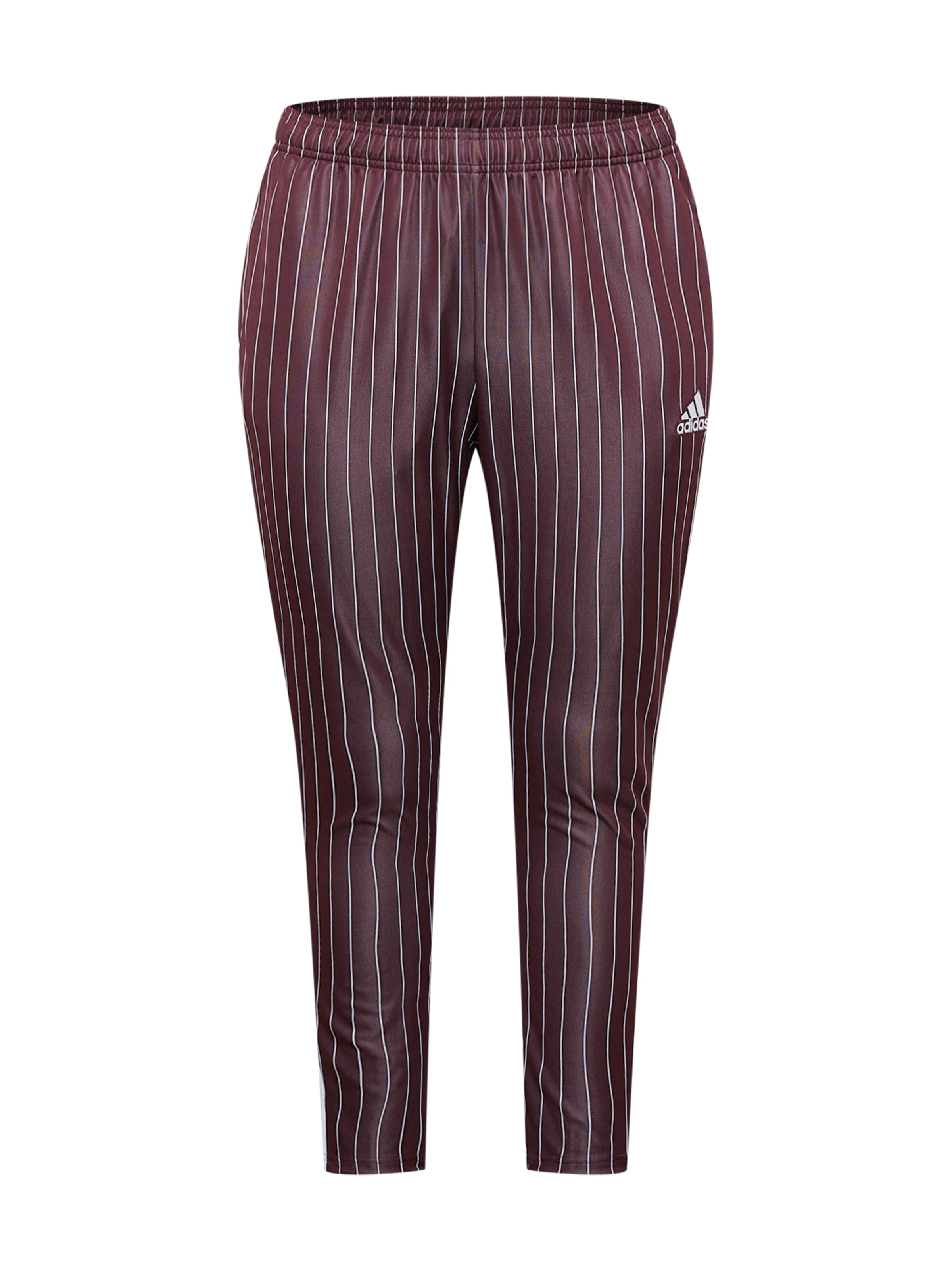 ADIDAS SPORTSWEAR Sporthose 'Tiro ' in weinrot / weiß, Produktansicht