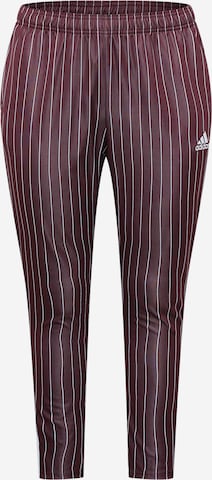 Regular Pantaloni sport 'Tiro ' de la ADIDAS SPORTSWEAR pe roșu: față