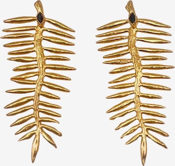 Les ReinesNaušnice 'Golden Quill' - zlatna boja: prednji dio