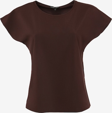 Awesome Apparel Blouse in Bruin: voorkant