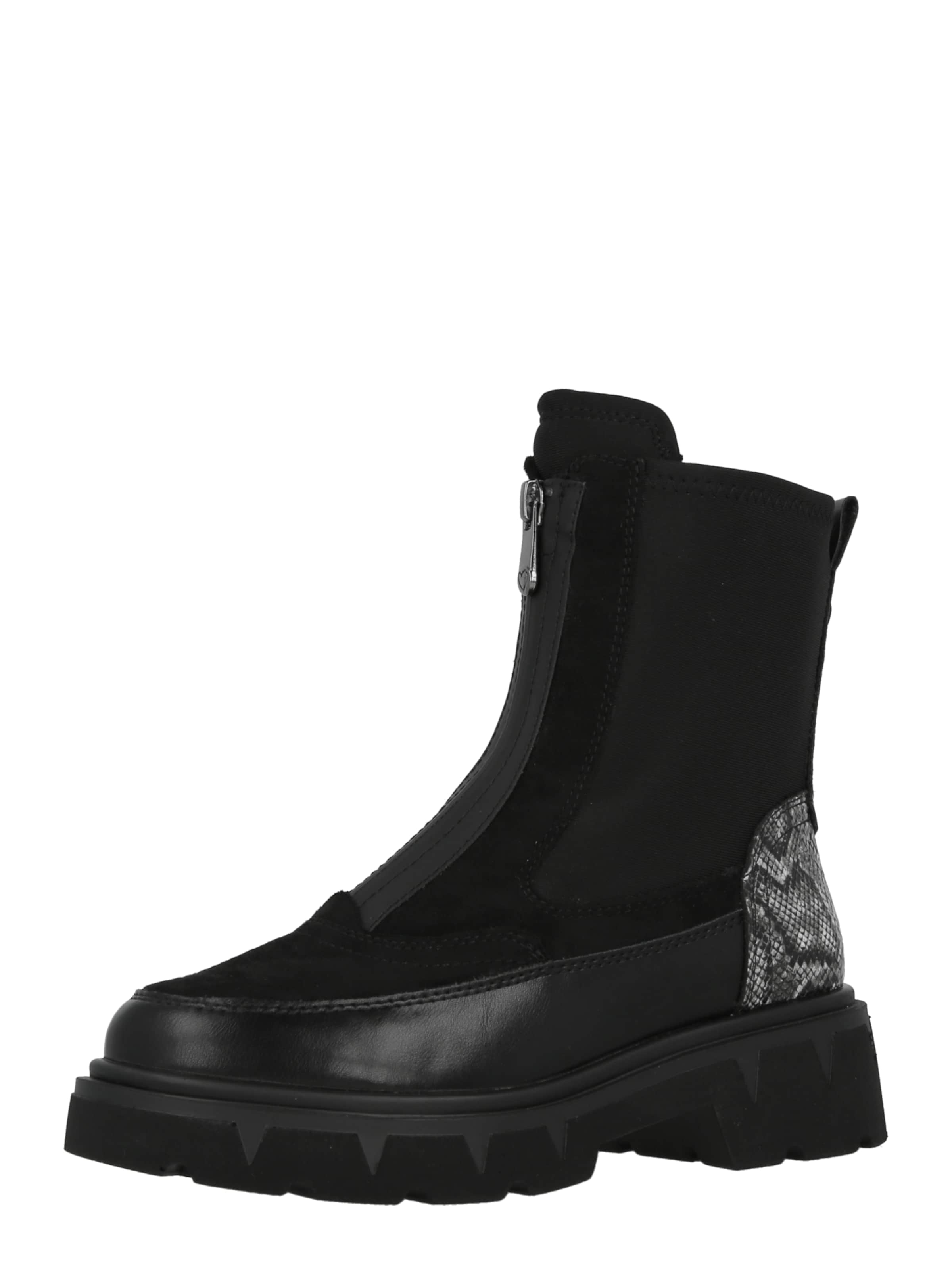 Botine MARCO TOZZI pe gri / gri deschis / negru, Vizualizare produs