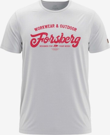 FORSBERG T-Shirt 'Överson' in Weiß: predná strana