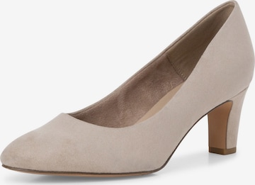 TAMARIS - Zapatos con plataforma en beige: frente