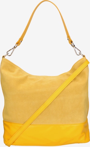 Borsa a spalla di Gave Lux in giallo: frontale