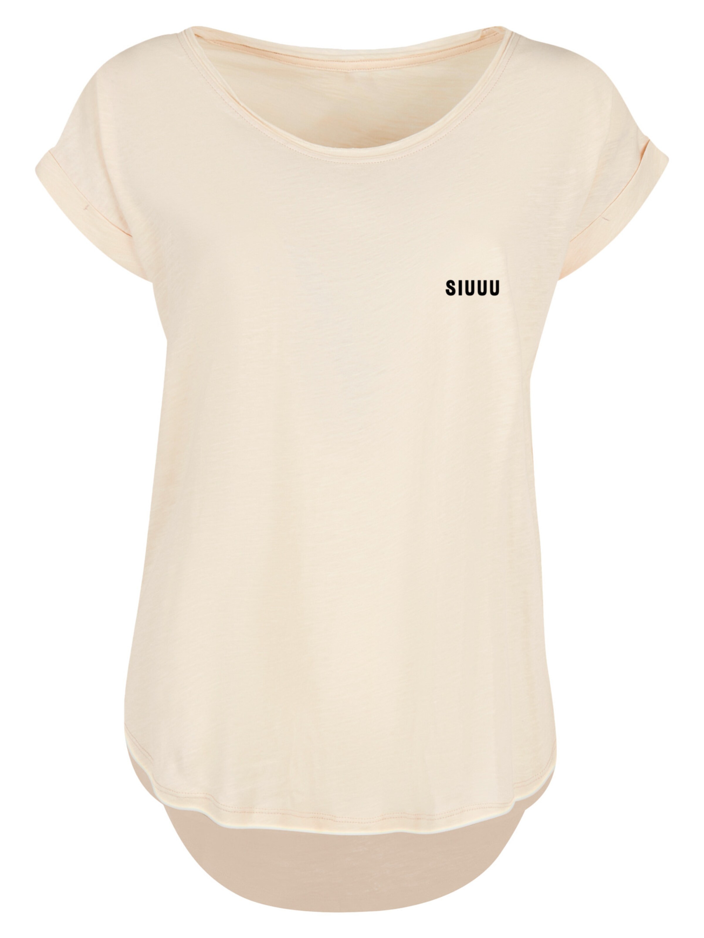 F4NT4STIC Shirt 'SIUUU' in Sand / Black, Item view
