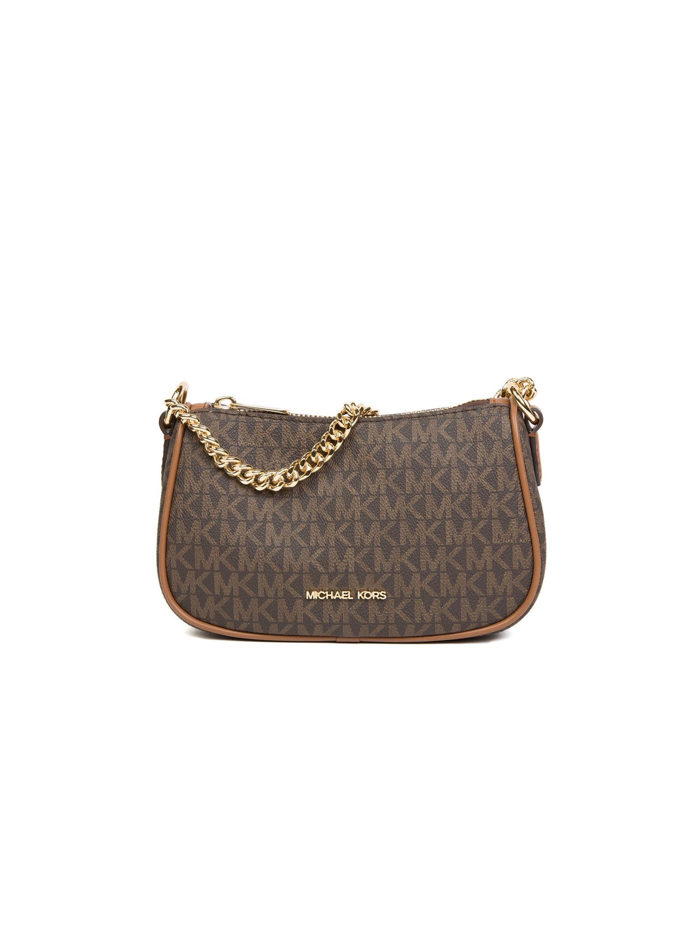 Michael Kors - Bolso de hombro 'Carmela' en marrón: frente