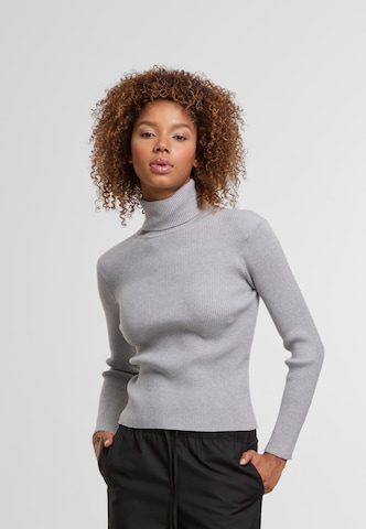 Urban Classics Trui in Grijs: voorkant