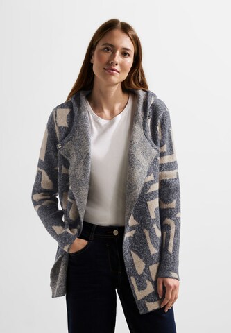 CECIL Knit Cardigan in Blue: front