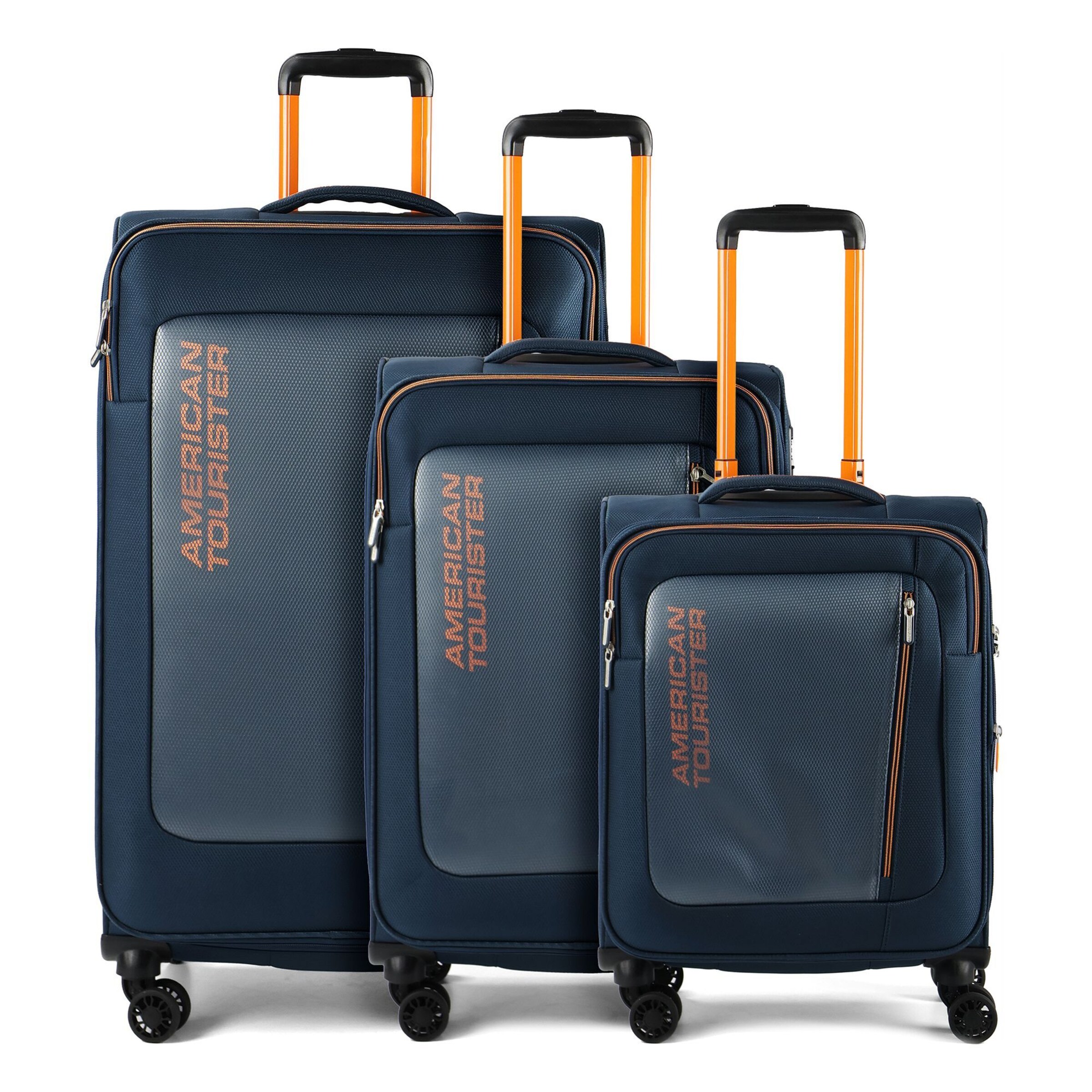 American Tourister Kofferset in Blauw: voorkant