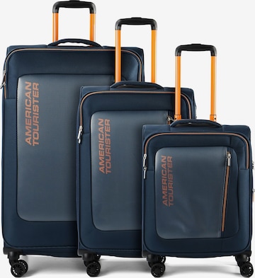 American Tourister Kofferset in Blau: Vorderseite