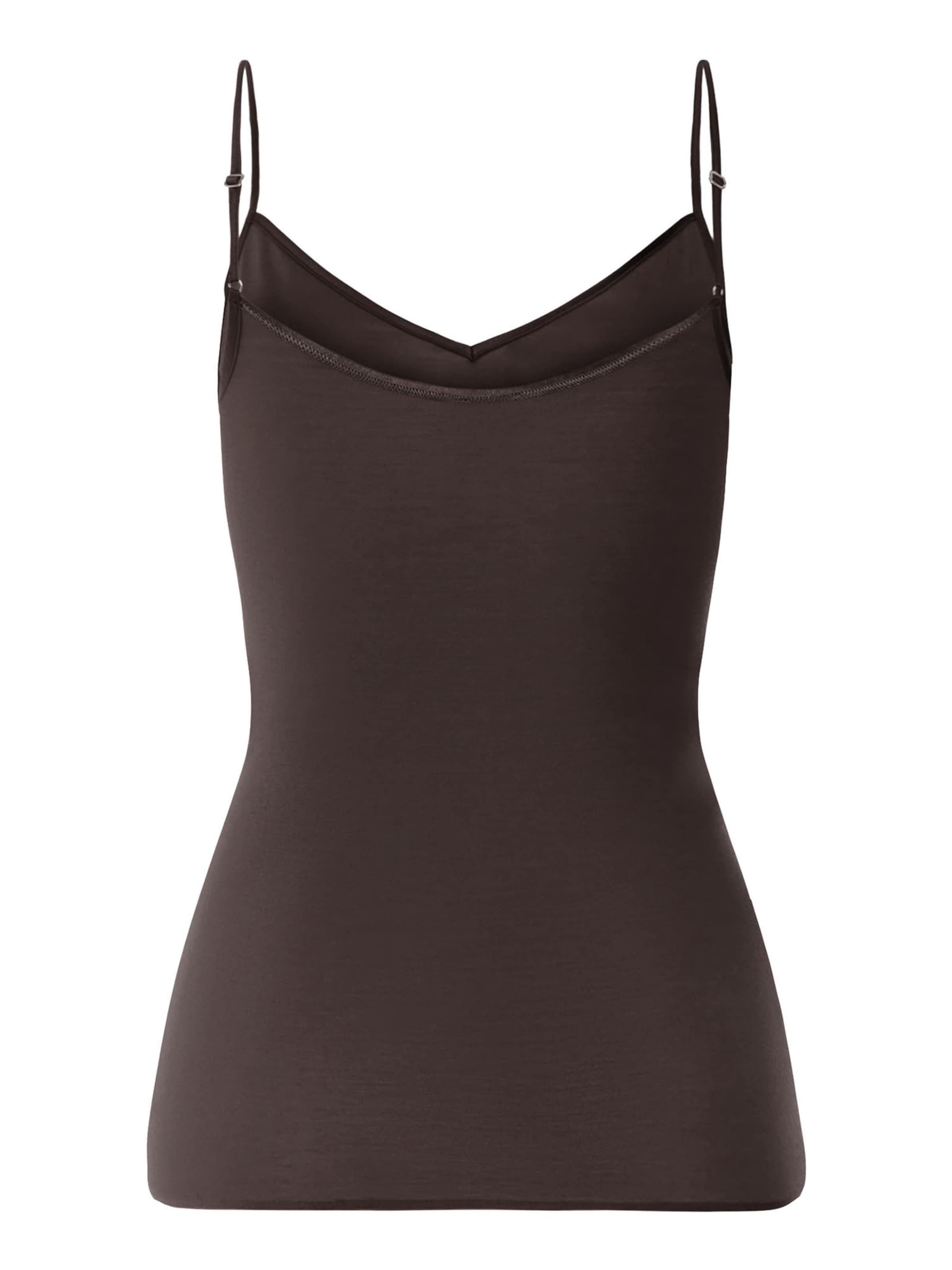 Hanro Top ' Cotton Seamless ' in Bruin
