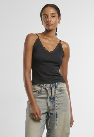 Urban Classics Top – černá: přední strana