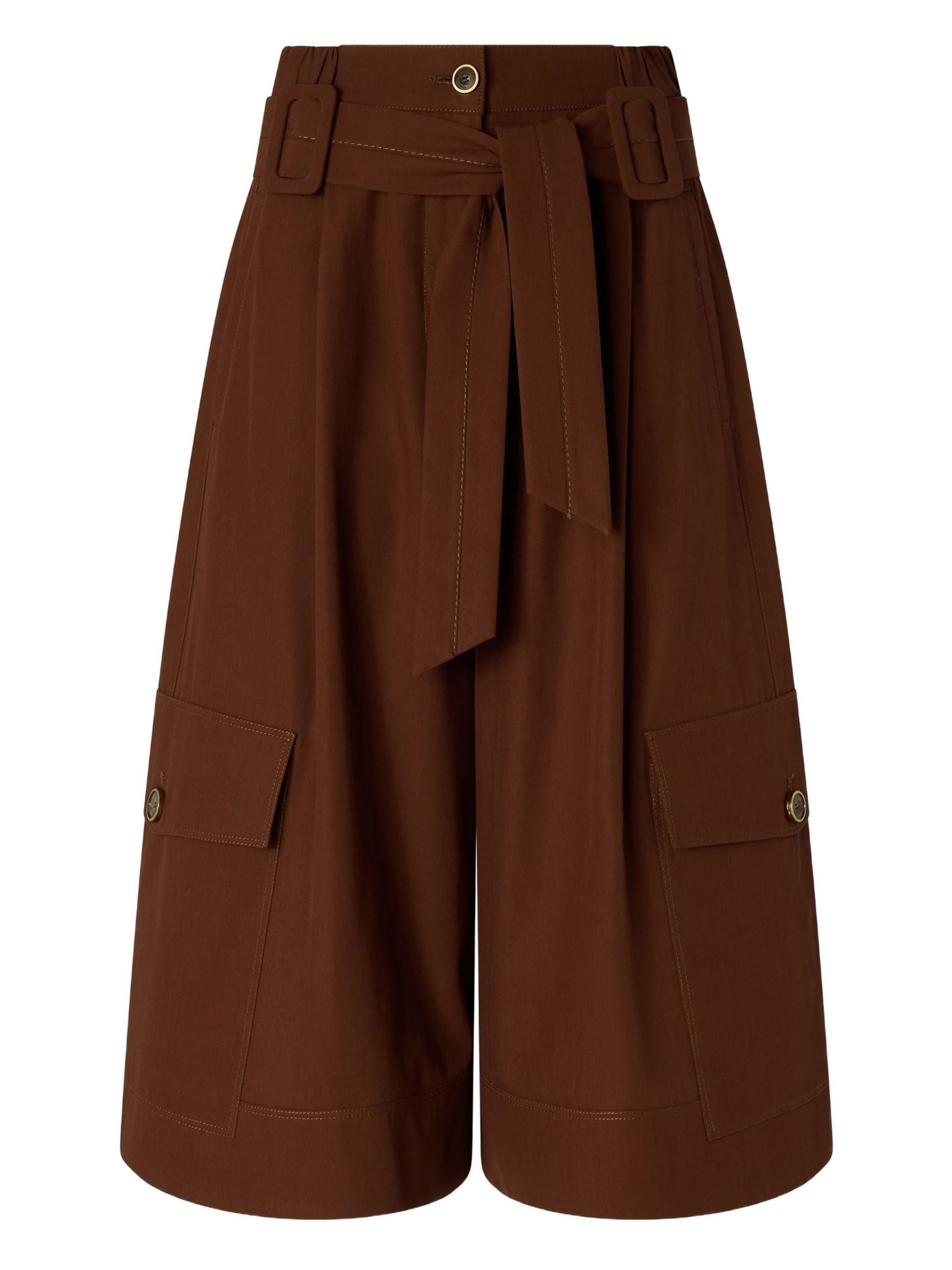 regular Pantaloni '106152 A2ER - BERMUDA' di PINKO in marrone: frontale