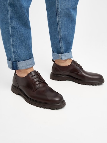 Bianco Lace-Up Shoes 'GIL' in Brown: front