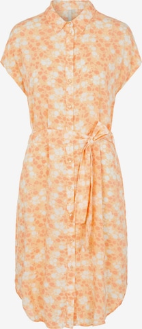 Robe-chemise 'Nya' PIECES en orange : devant