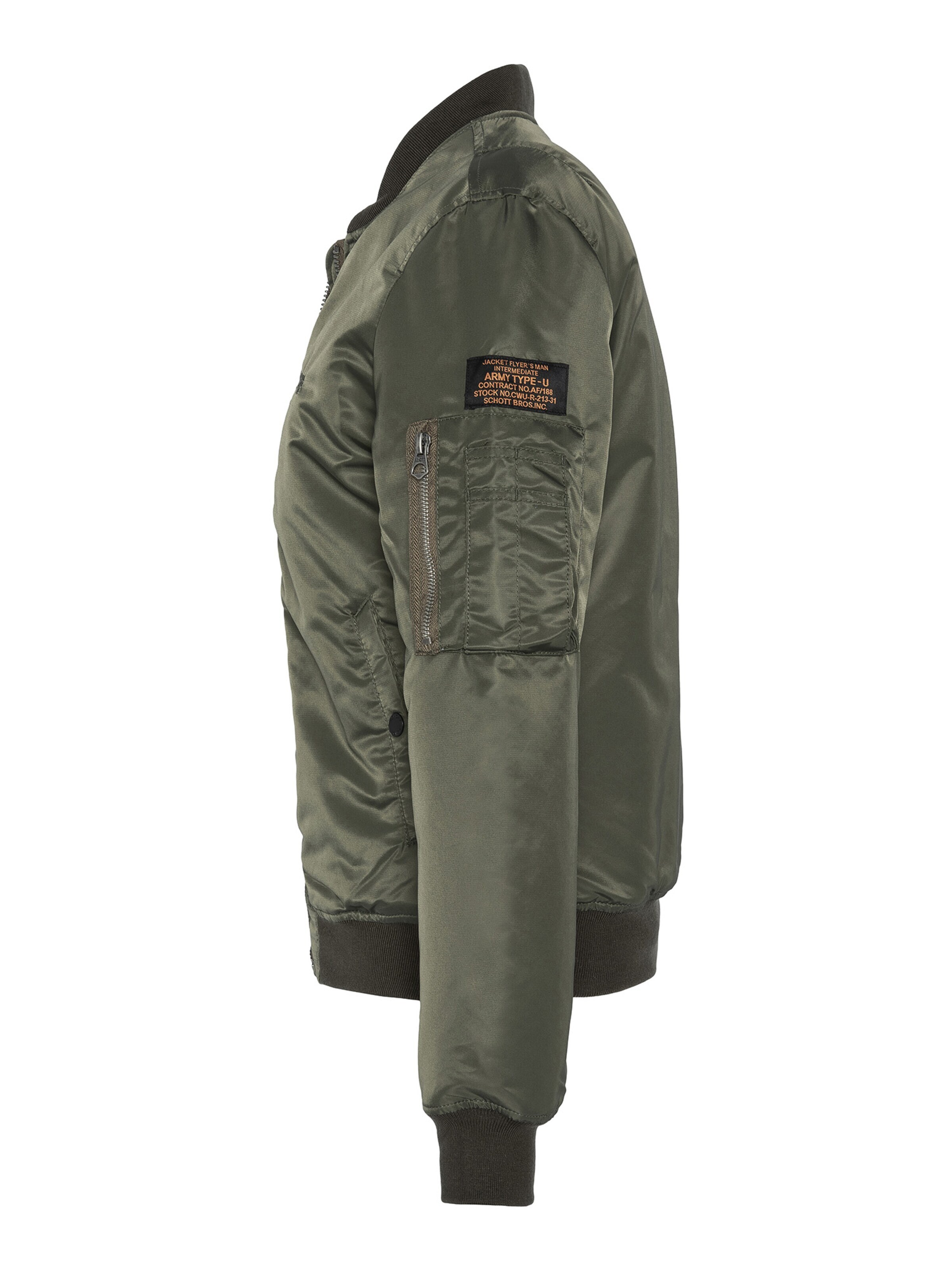 Schott NYC Between-Season Jacket in Green