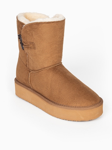 Island Boot Škornji 'EMMY' | rjava barva