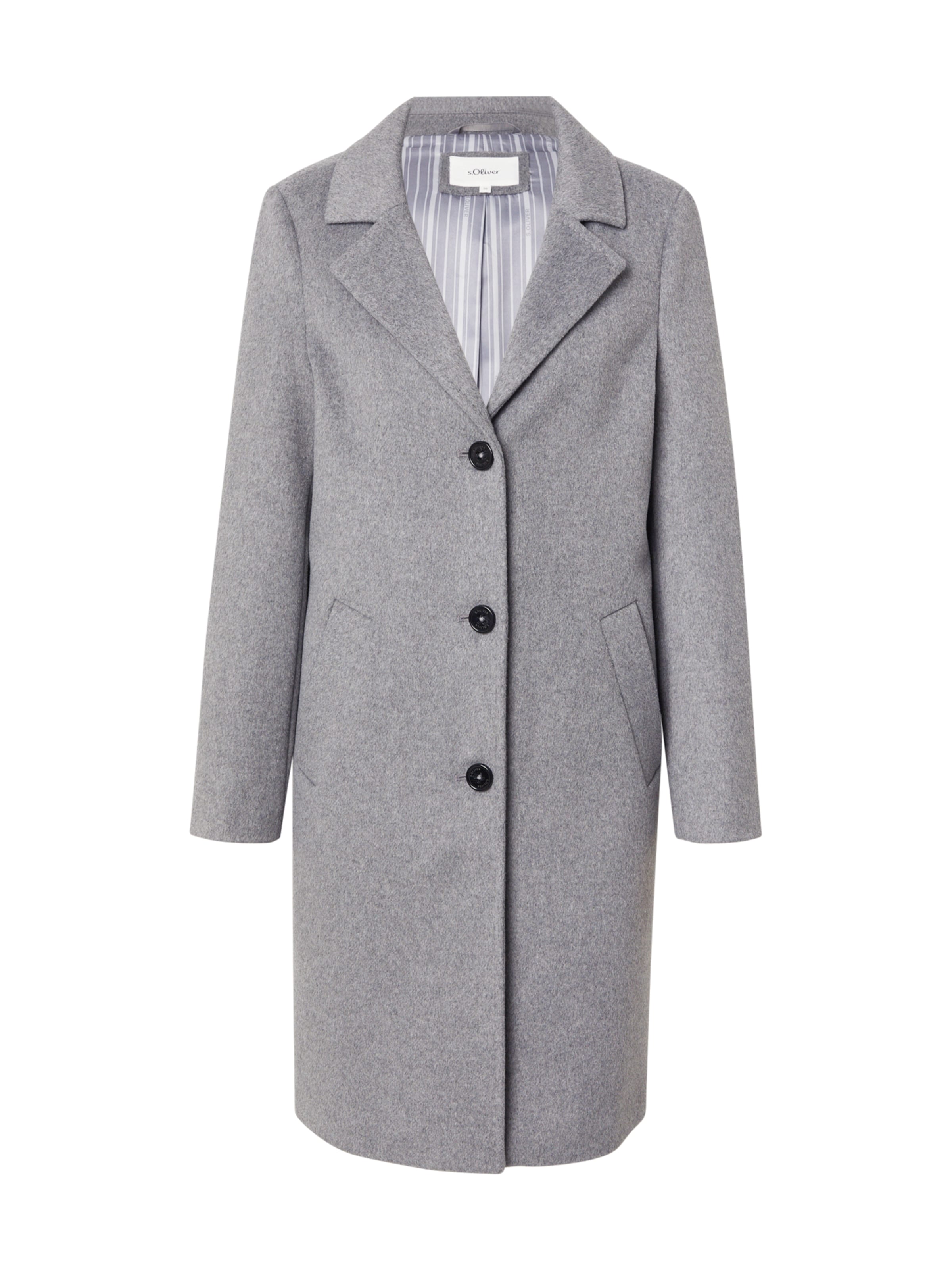 s.Oliver Övergångskappa i grå: framsida