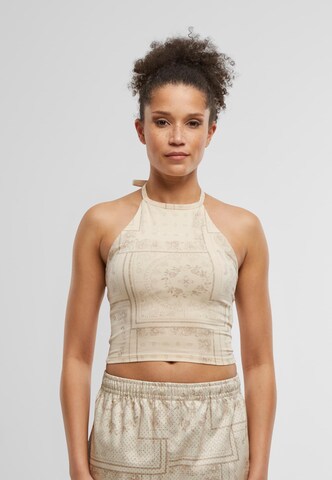 Haut Karl Kani en beige : devant