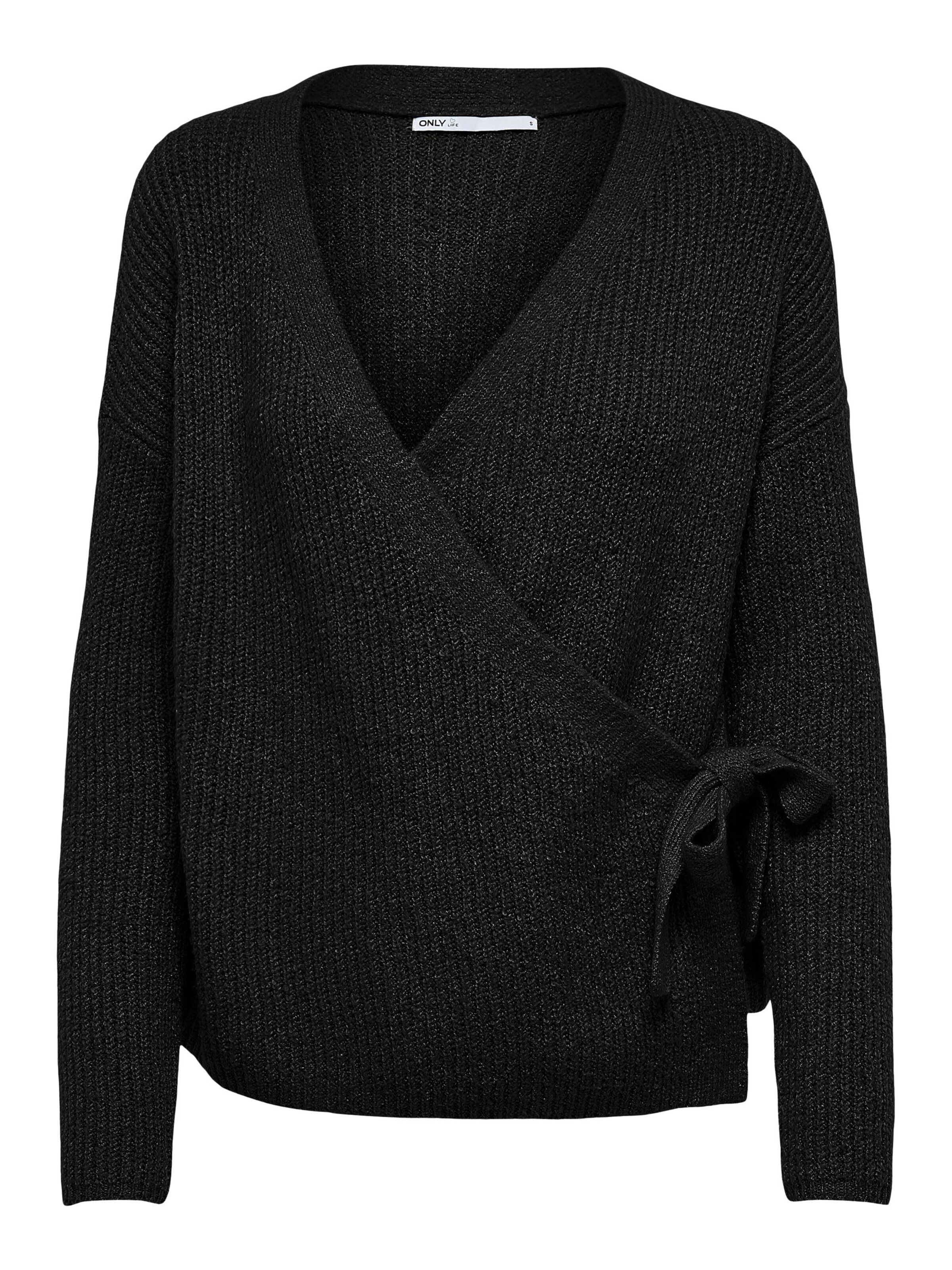 ONLY Πουλόβερ 'Gabi' σε μαύρο: μπροστά