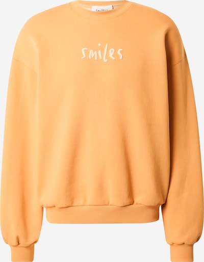 Bluză de molton 'Milo' Smiles pe portocaliu / roșu pepene, Vizualizare produs