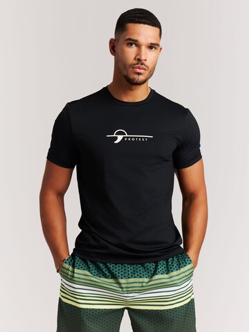 PROTEST Funktionsshirt 'PRTCore'‌‌‌‌‌‌‌‌ in Schwarz: Vorderseite