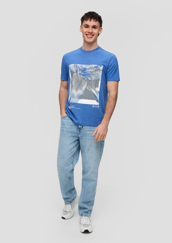 QS T-Shirt in Blau