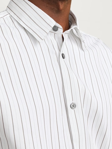 Jacks & Jones Regular Fit Hemd 'Herren Langarm Hemd'‌‌‌‌‌‌‌‌ in Weiß