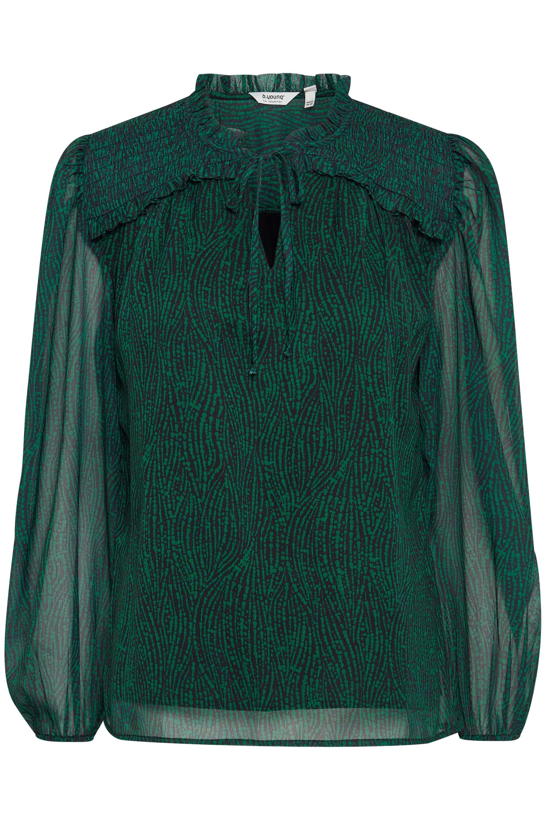 b.young Bluse 'BYHima' in Grün: Vorderseite