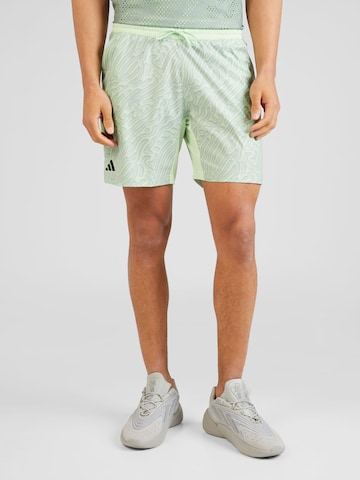ADIDAS PERFORMANCE Обычный Спортивные штаны в Зеленый: спереди