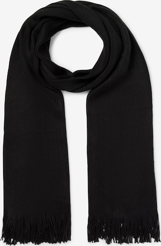 Écharpe Nils Sundström en noir : devant