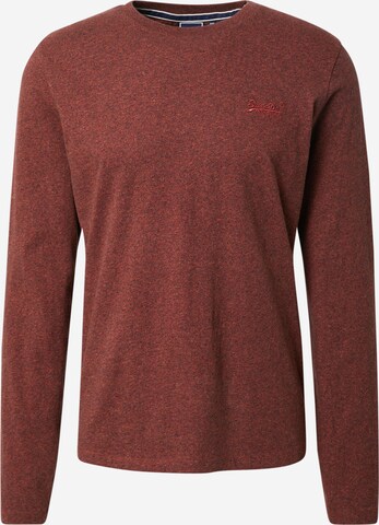 Superdry Shirt in Rood: voorkant