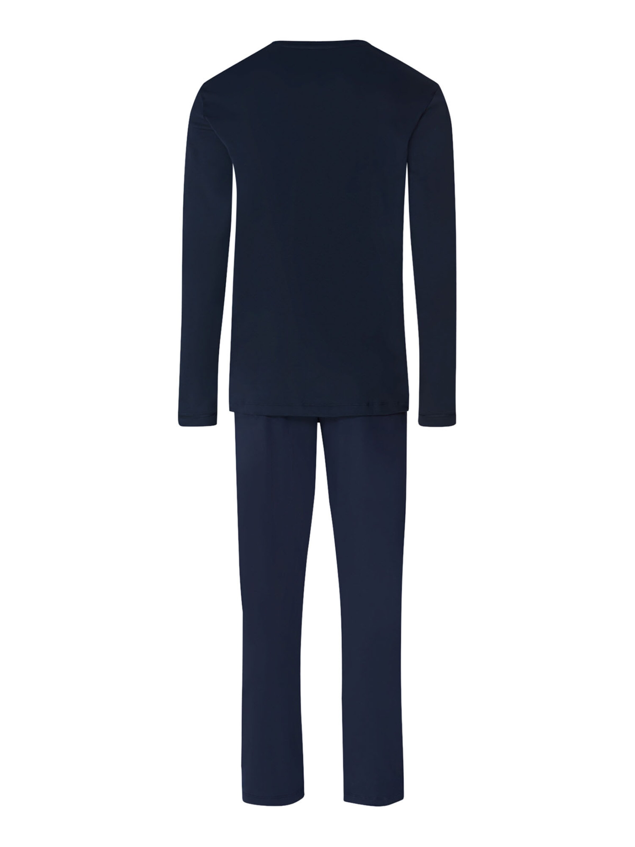 Hanro Pajamas long ' Night & Day ' in Blue