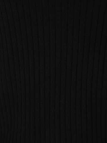 Pieces Tall Knit Cardigan 'CRISTA' in Black