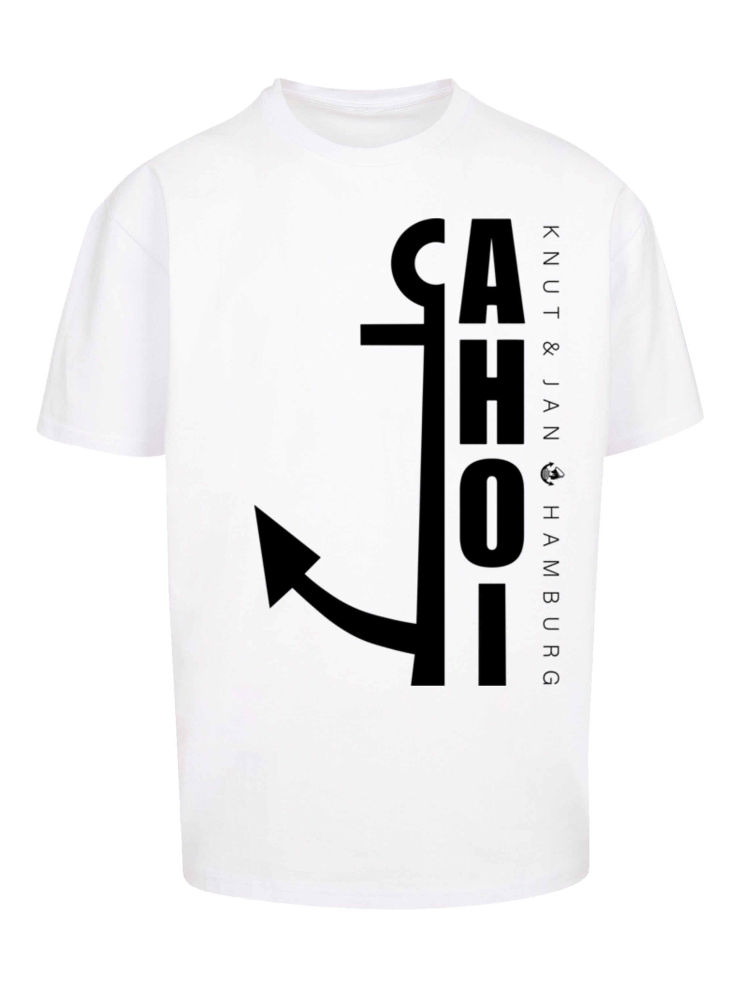 F4NT4STIC Shirt in Wit: voorkant