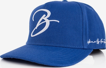 Blackskies Cap 'B Script' in Blau: Vorderseite