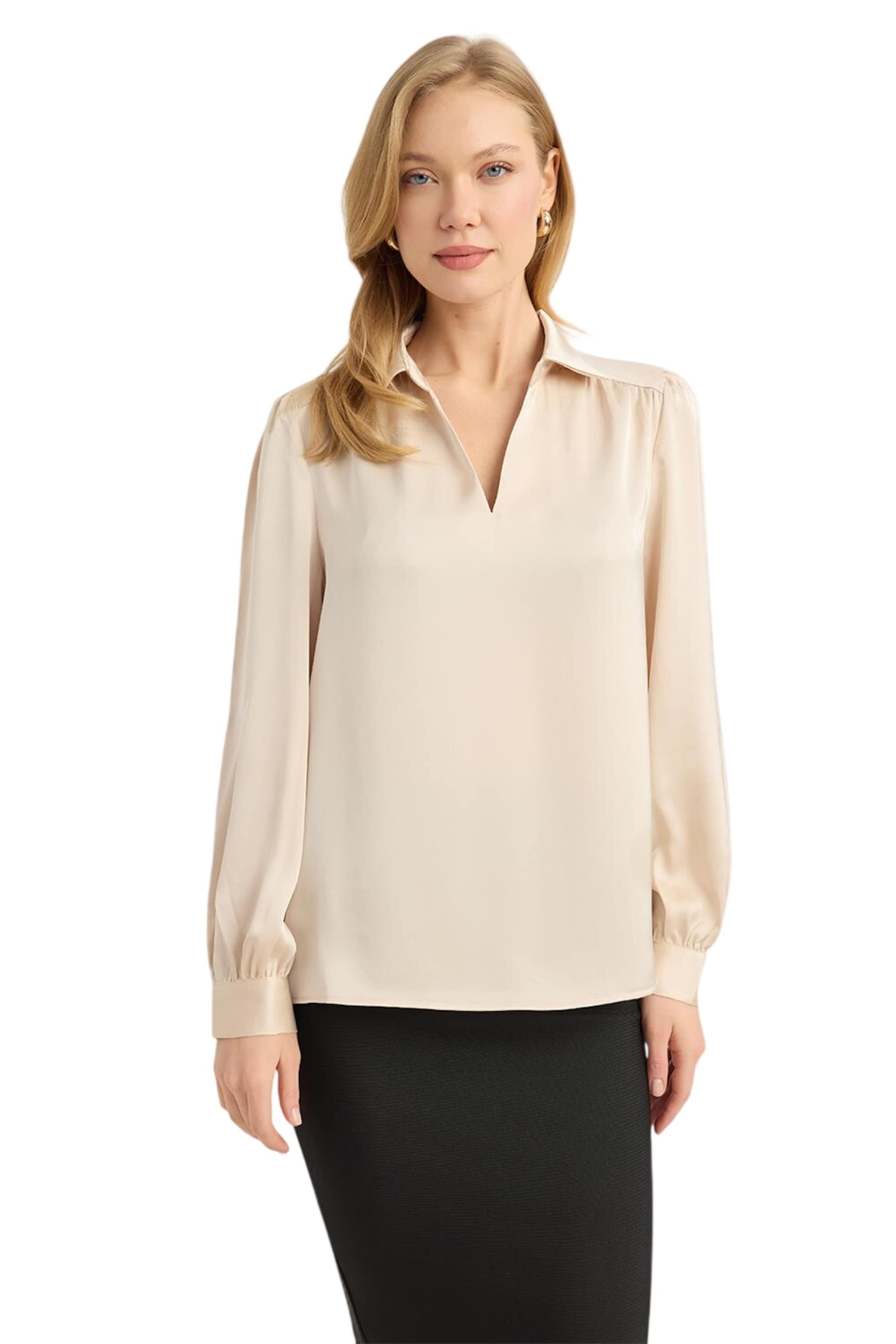HOME STORE Blouse in Beige: front