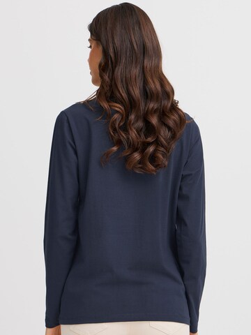 T-shirt ' FRZASHOULDER TEE 5 ' Fransa en bleu