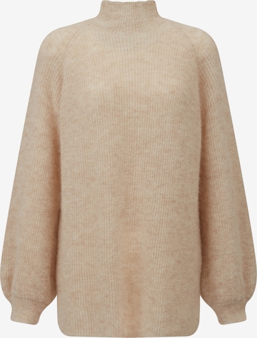 Lexington Oversized Sweater 'Ebba' in Beige: front