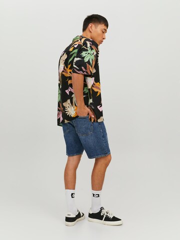 JACK & JONES Regular fit Overhemd 'Noah' in Zwart