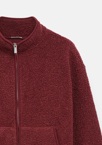 Veste en polaire QS en rouge
