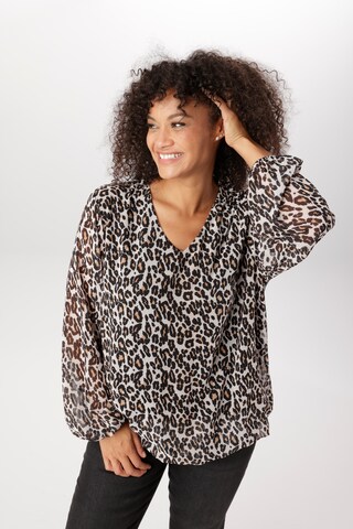 Aniston Bluse in Schwarz: Vorderseite
