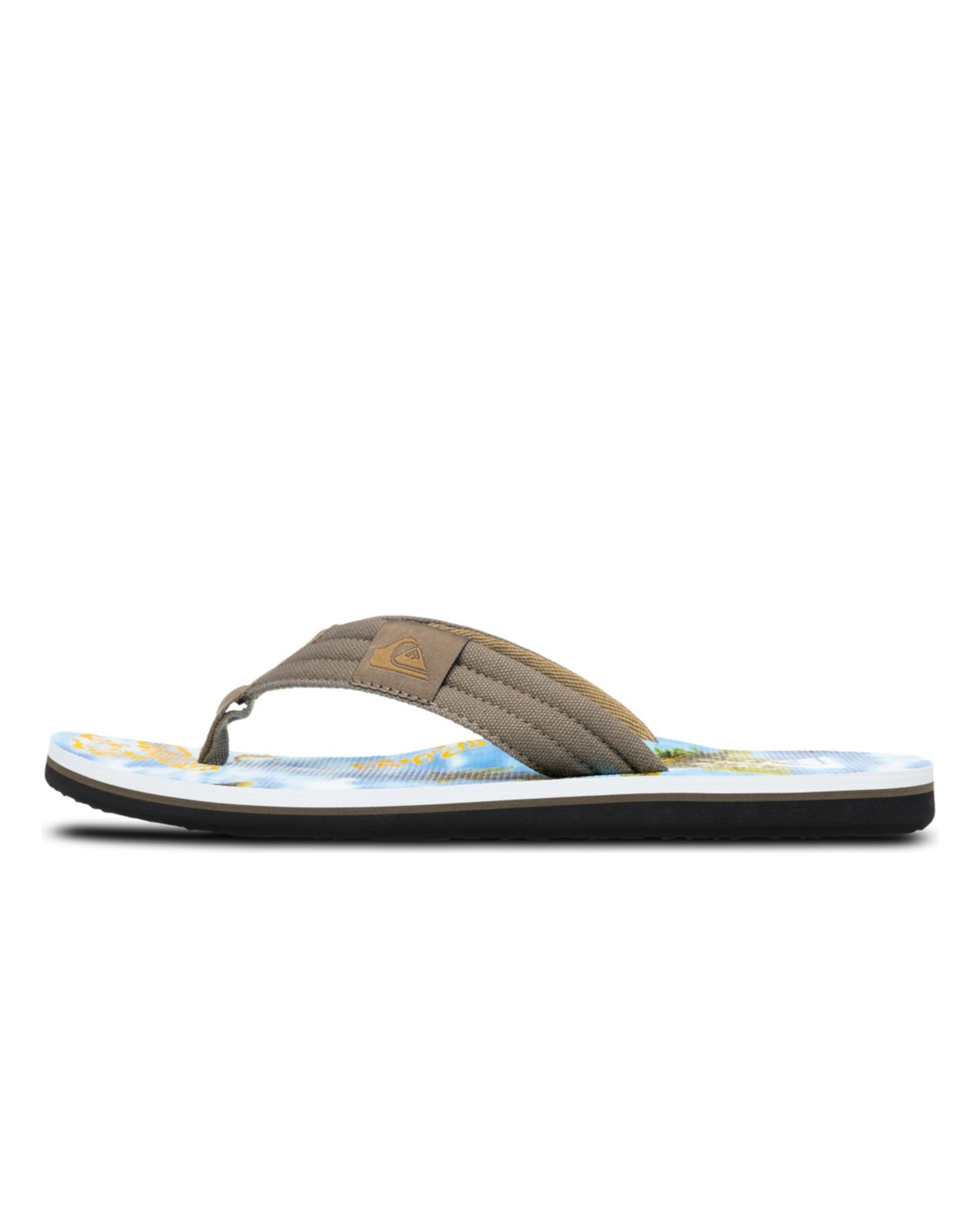 QUIKSILVER Teenslippers 'Molokai Layback' in Bruin: voorkant