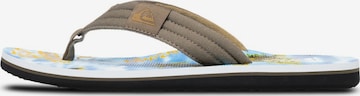 QUIKSILVER Zehentrenner 'Molokai Layback' in Braun: Vorderseite