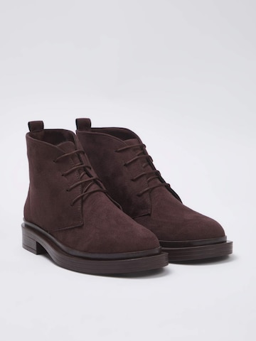 Bottines à lacets Trendyol en marron