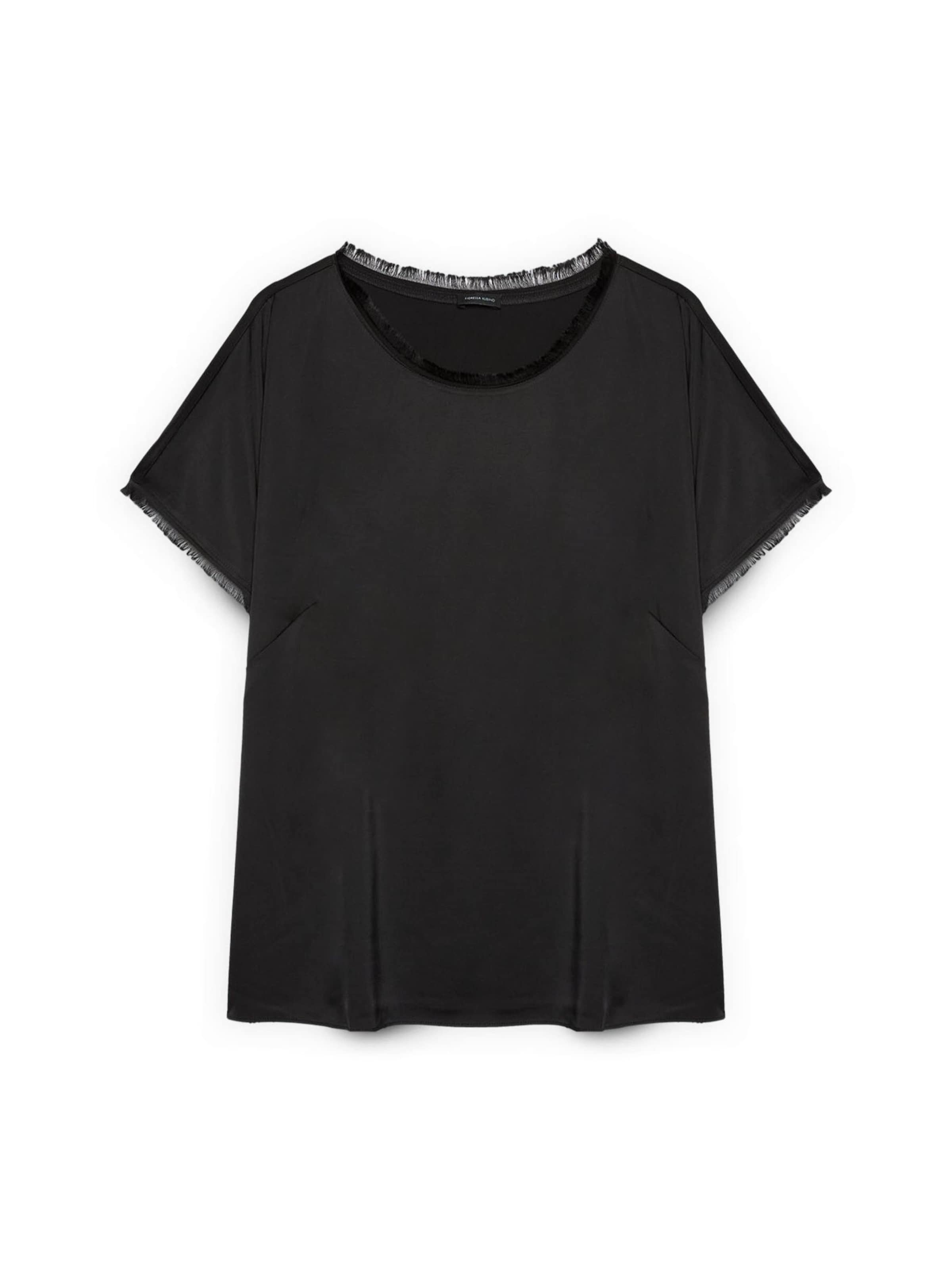 Fiorella Rubino Blouse in Zwart: voorkant