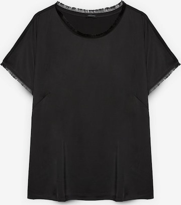 Chemisier Fiorella Rubino en noir : devant