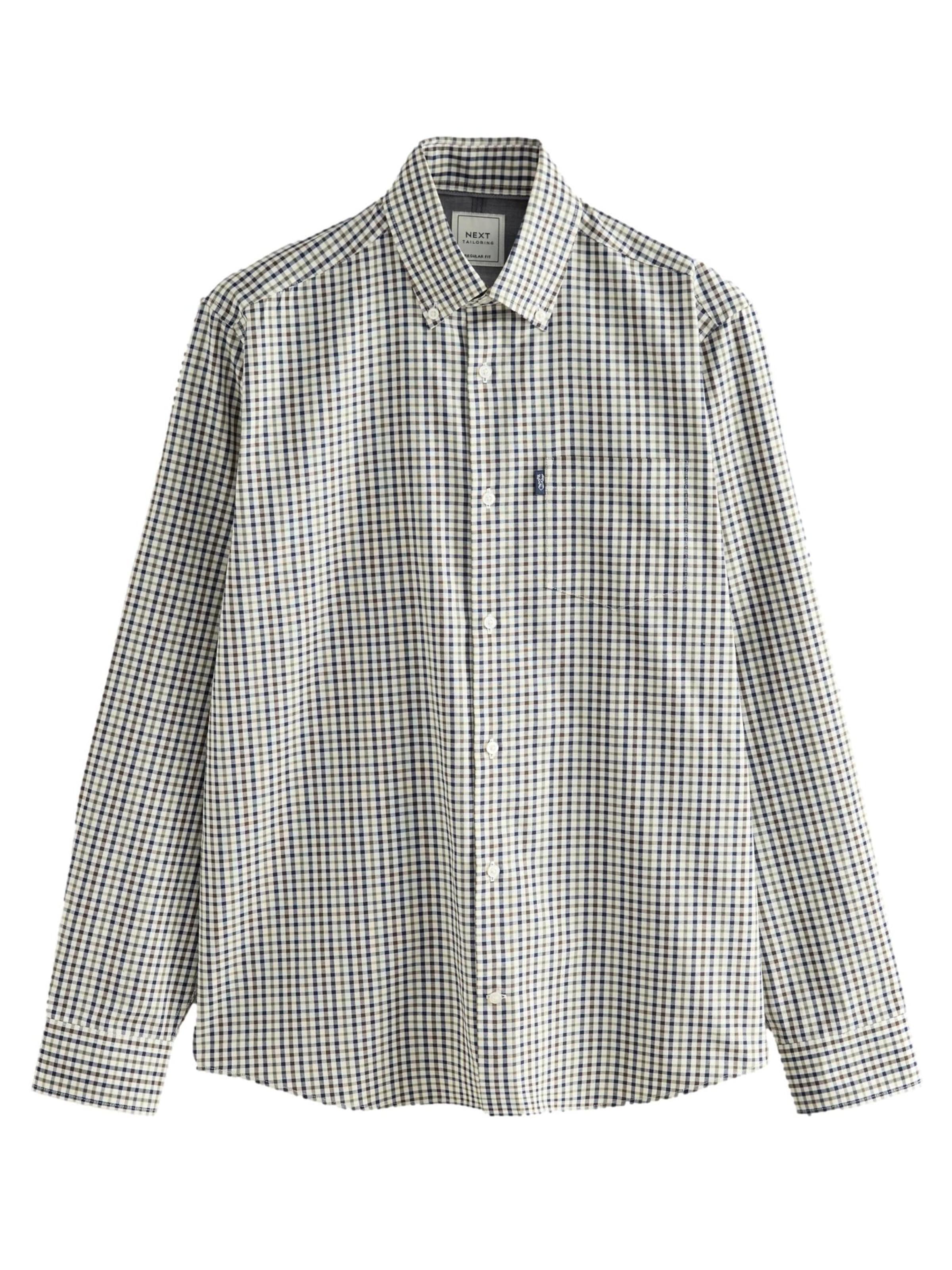 Next Regular Fit Hemd in Weiß: Vorderseite