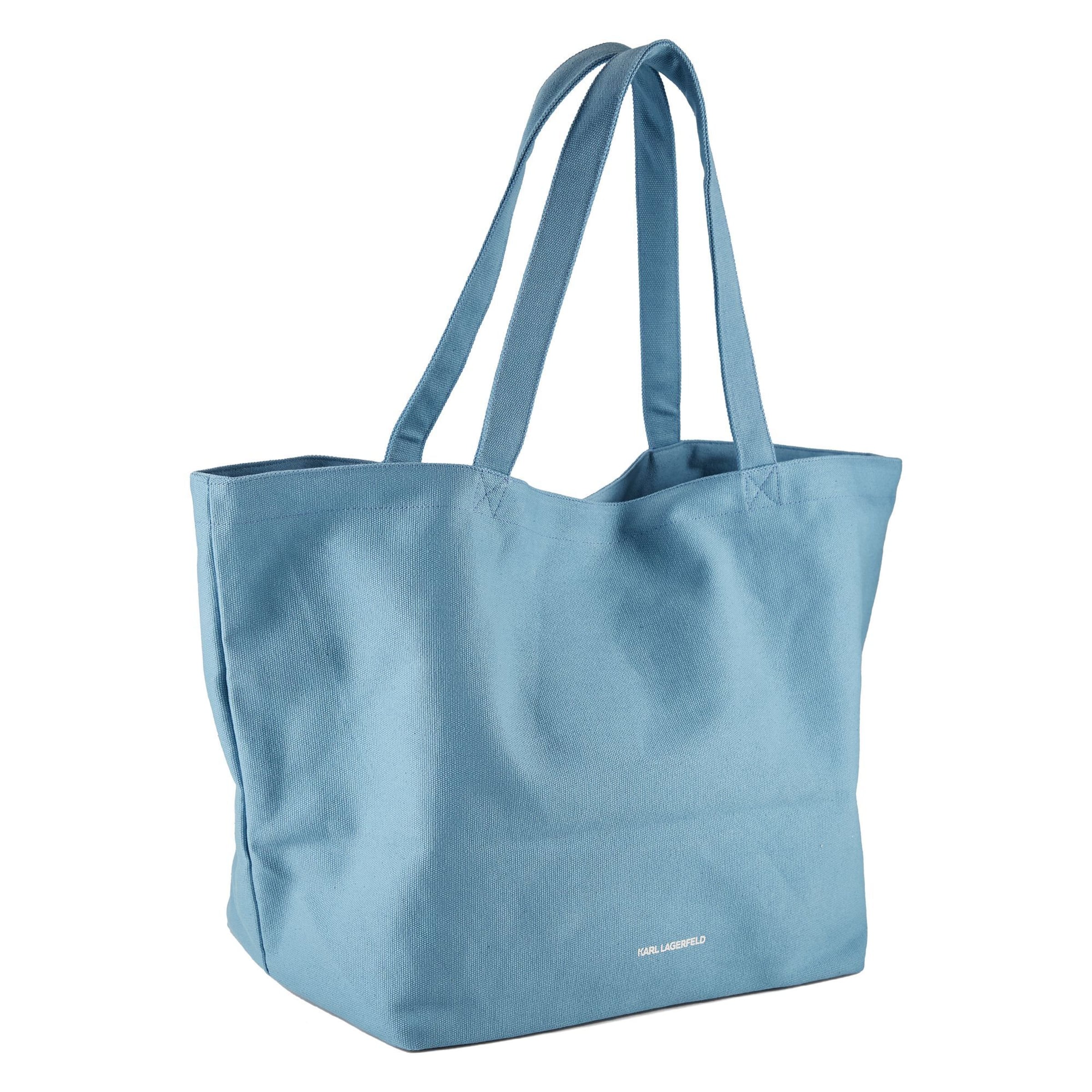 Cabas 'Rue St-Guillaume' Karl Lagerfeld en bleu