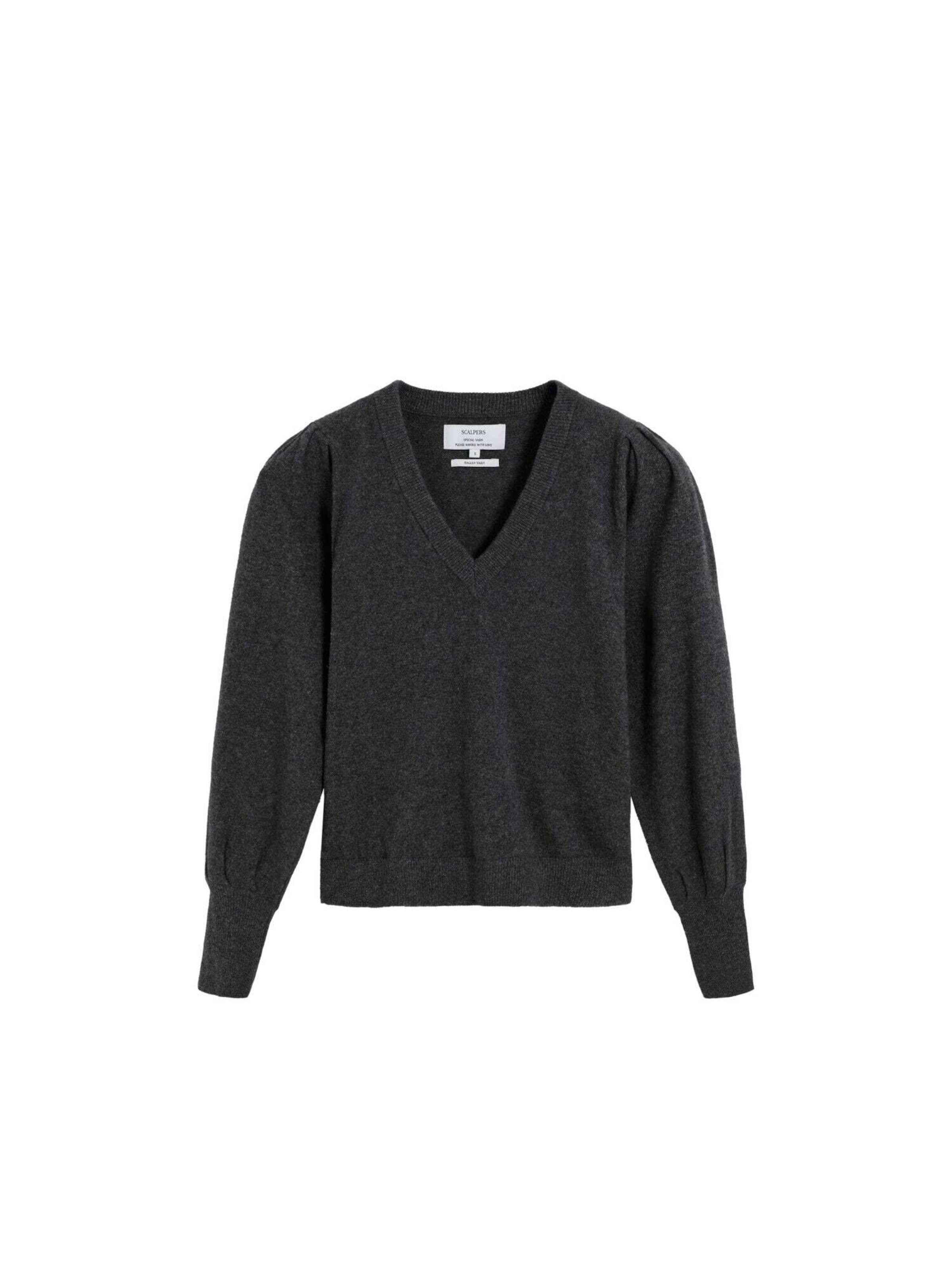 Scalpers Trui &#x27; &#x27; in Grijs: voorkant
